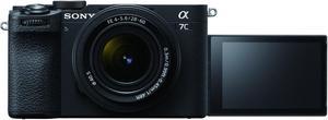 Sony Alpha 7C II Full-Frame Interchangeable Lens Camera Lens Kit  Black