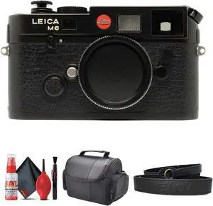 Leica M6 Rangefinder 35mm Fully Mechanical Operation Camera (10557) + Bag + More