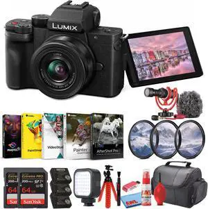 Panasonic Lumix G100 4K Mirrorless Camera with 12-32mm Lens for Photo and Video
