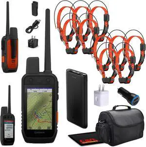 Garmin Alpha 300i Handheld And 10x Alpha TT25 Tracking & Training Collar for Dog