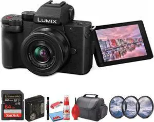 Panasonic Lumix G100 4K Mirrorless Camera with 12-32mm Lens for Photo and Video