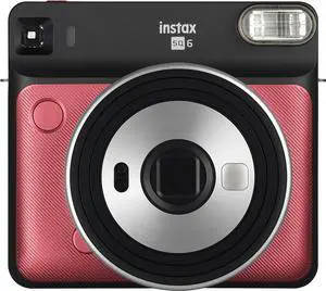 Fujifilm Instax Square SQ6 - Instant Film Camera - Ruby Red