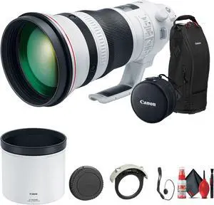 Canon EF 400mm f/2.8L IS III USM Lens (3045C002) + Cap Keeper - Bundle