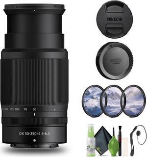 Nikon NIKKOR Z DX 50-250mm f/4.5-6.3 VR Telephoto Zoom Lens for Nikon Z Series - Bundle