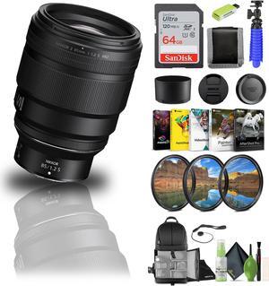 Nikon - NIKKOR Z 85mm f/1.2 S Standard Lens for Z Series Mirrorless Cameras - Bundle