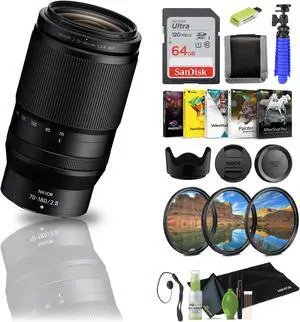 Nikon - NIKKOR Z 70-180mm f/2.8 Standard Zoom Lens for Z Mount Cameras (20120) - Bundle