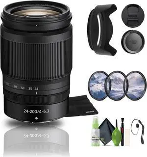 Nikon NIKKOR Z 24-200mm f/4-6.3 VR Telephoto Zoom Lens for Nikon Z Cameras - Bundle