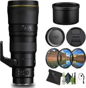 Nikon NIKKOR Z 600mm f/6.3 VR S Lens (20122) + Filter Kit + Cap Keeper + Cleaning Kit - Bundle