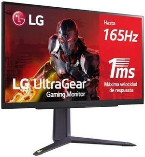 LG Electronics 27GR75Q-B UltraGear Gaming Monitor 68.5 cm (27"), 2560 x 1.440, 16:9, WQHD 1440p, 99% sRGB, HDR10, 165 Hz, 1ms GtG - Black