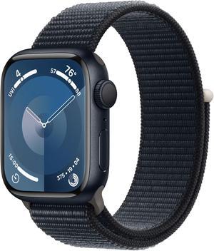 Apple Watch Series 9 [GPS 41mm] Smartwatch with Midnight Aluminum Case with Midnight Sport Loop. (Carbon Neutral)