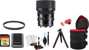 Sigma 50mm f/2 DG DN Contemporary Lens (Sony E) with Memory Card