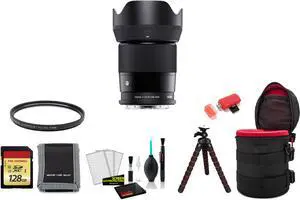 Sigma 23mm f/1.4 DC DN Contemporary Lens (Leica L) with Memory Card