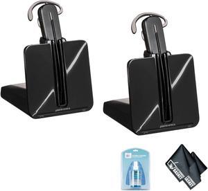 Plantronics CS540 Wireless Office Headset System (2 Pack) -  Bundle with Universal Screen Cleaner + Microfiber Cleaning Cloth