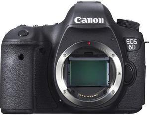 Canon EOS 6D 20.2 Megapixels CMOS Digital SLR Camera with 3.0-Inch LCD (Body Only) - Wi-Fi Enabled