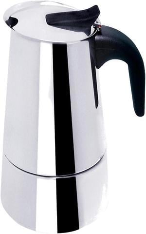 Bene Casa Stainless-Steel 6-cup Espresso Maker, Silver