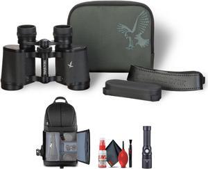 Swarovski Optik 8x30mm Habicht W Waterproof Porro Prism Binocular (54013) Bundle