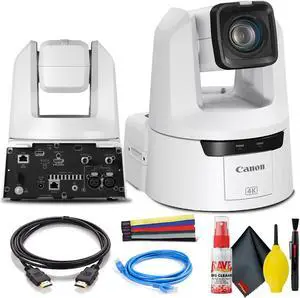 Canon CR-N500 Professional 4K NDI PTZ Camera with 15x Zoom - Bundle