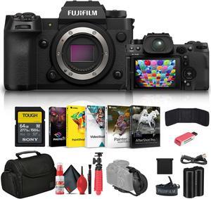 FUJIFILM X-H2 Mirrorless Camera (16757045) + 64GB Memory Card + Bag + More