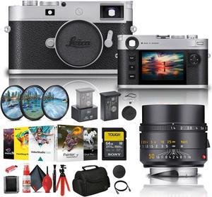 Leica M11-P Rangefinder Camera (Silver) (202-14) + Leica 50mm f/1.4 Lens Bundle