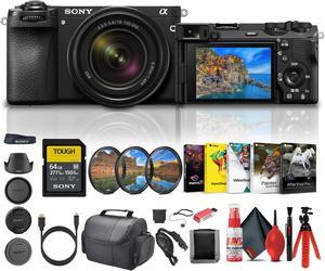 Refurbished Sony Alpha a6700 Mirrorless Camera 26 MP Sensor 4K Video Vlog Bundle