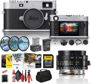 Leica M11-P Rangefinder Camera (Silver) (202-14) + Leica 28mm f/2.8 Lens Bundle