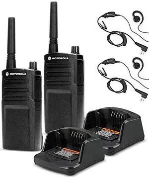 2 x Motorola RMU2040 On-Site 2-Way Radio (RMU2040) - 2 Pack With Mic Bundle