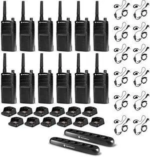 12 x Motorola RMU2040 On-Site 2-Way Radio (RMU2040) - 12 Pack With Mics Bundle