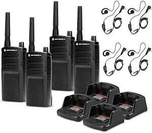 4 x Motorola RMU2040 On-Site 2-Way Radio (RMU2040) - 4 Pack With Mic Bundle
