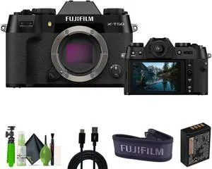 Fujifilm X-T50 Mirrorless Digital Camera+ Accessories - Black