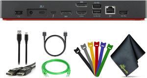 Lenovo ThinkPad Universal Thunderbolt 4 Dock 40B00135US + HDMI Cable and more