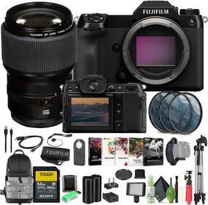 Fujifilm GFX100S II Mirrorless Medium Format Camera + GF 110mm f/2 R LM WR Lens