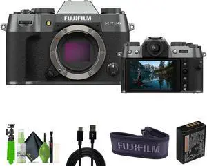 Fujifilm X-T50 Mirrorless Digital Camera - Charcoal Silver