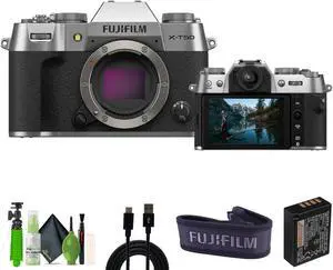 Fujifilm X-T50 Mirrorless Digital Camera - Silver