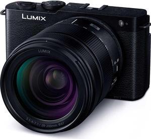 Pansonic LUMIX S9 Full Frame Camera with 28-200mm  L Mount Lens, Compact Mirrorless Camera for Content Creators with Real Time LUT, Open Gate and Easy Sharing of Photos & Video (Black)