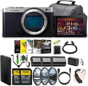 Panasonic LUMIX S9 Mirrorless Full Frame Camera Body +2x Memory Card Silver+more