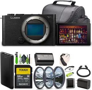 Panasonic LUMIX S9 Mirrorless Full Frame Compact Camera Body (DC-S9BODYK) Black