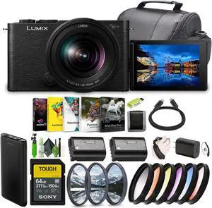 Panasonic LUMIX S9 Full Frame Mirrorless Camera with 20-60mm L Mount Lens Black