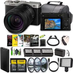 Panasonic LUMIX S9 Mirrorless Camera with 28-200mm L Mount Lens Bundle Silver
