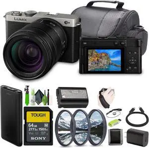 Panasonic LUMIX S9 Mirrorless Full Frame Camera + 28-200mm L Mount Lens Silver