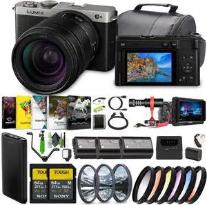 Panasonic LUMIX S9 Mirrorless Full Frame Camera + 28-200mm L Mount Lens- Silver