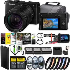 Panasonic LUMIX S9 Mirrorless Full Frame Camera with 28-200mm L Mount Lens - Black
