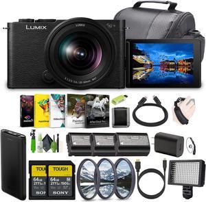 Panasonic LUMIX S9 Mirrorless Camera with 2060mm L Mount Lens  Black Bundle