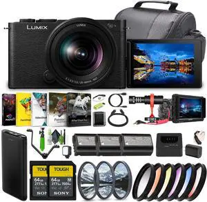 Panasonic LUMIX S9 Mirrorless Full-Frame Camera with 20-60mm L Mount Lens -Black
