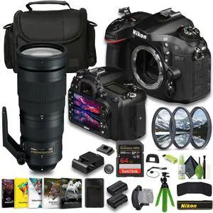 Nikon D7200 24.2 MP DX-Format Digital SLR Camera (1554) Bundle