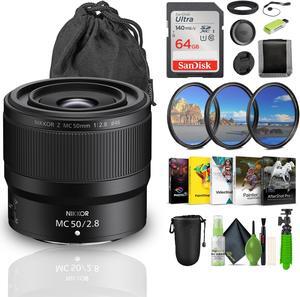 Nikon NIKKOR Z MC 50mm f/2.8 Compact Macro Lens (20103) Bundle