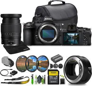 Nikon Z5 Mirrorless Full Frame Camera with 24-70mm f/4 Lens Kit (NIZ52470LK) Bundle