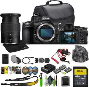 Nikon Z5 Mirrorless Full Frame Camera with 24-70mm f/4 Lens Kit (NIZ52470LK) Bundle