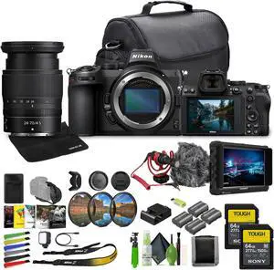 Nikon Z5 Mirrorless Full Frame Camera with 24-70mm f/4 Lens Kit (NIZ52470LK) Bundle