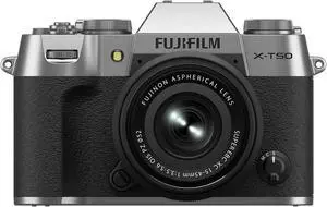 Fujifilm X-T50 Mirrorless Camera with XC 15-45mm f/3.5-5.6 OIS PZ Lens #16828868