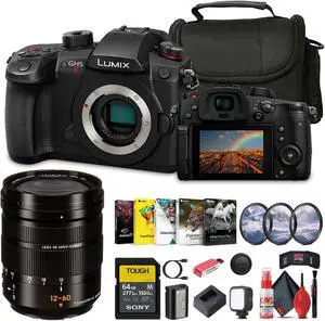 Panasonic Lumix GH5 II Mirrorless Camera (DC-GH5M2BODY) Bundle With Extra 12-60mm Lens